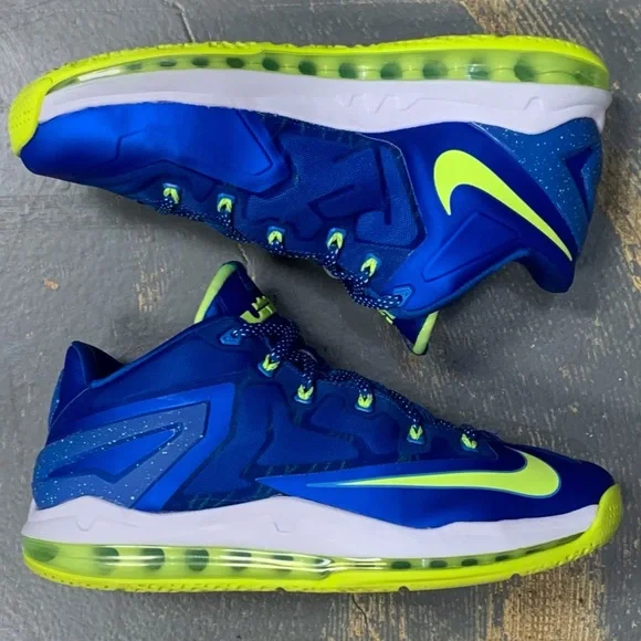 Nike Lebron James Sprite Low XI 11 642849-471 9.5 Blue Basketball - Picture 3 of 9